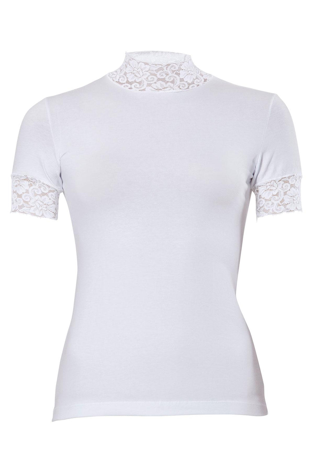 Anıt Kadın Yarım Kol Atlet Tişört - Dantelli Balıkçı
