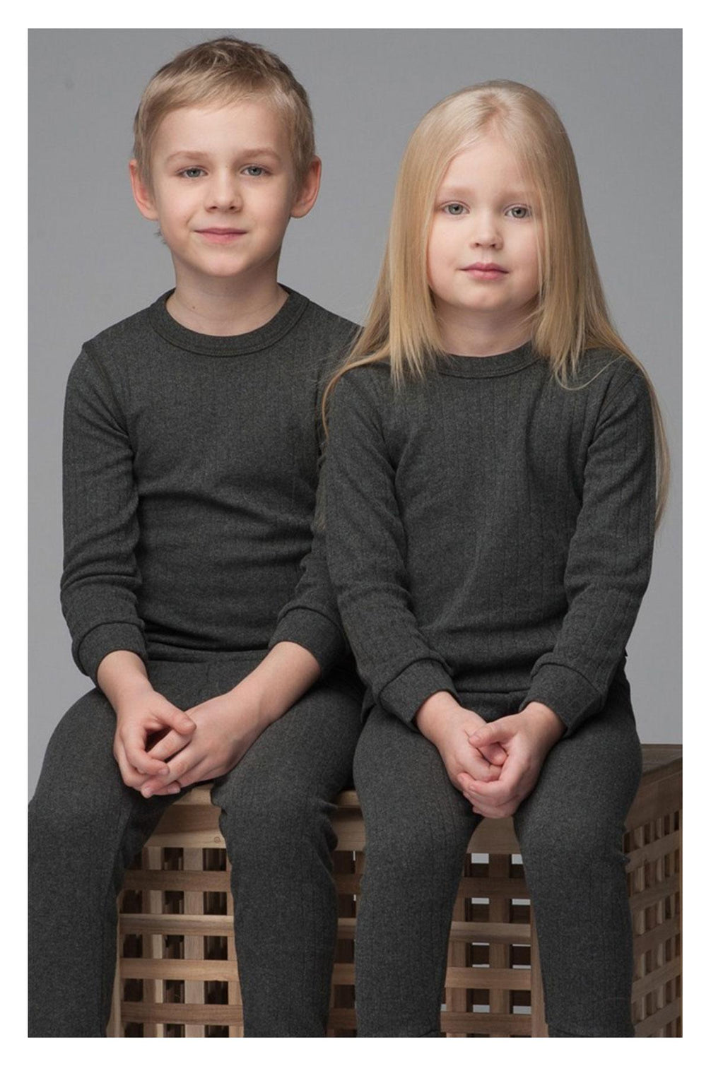 Anıt Unisex Çocuk Uzun Kol Atlet Termal Üst