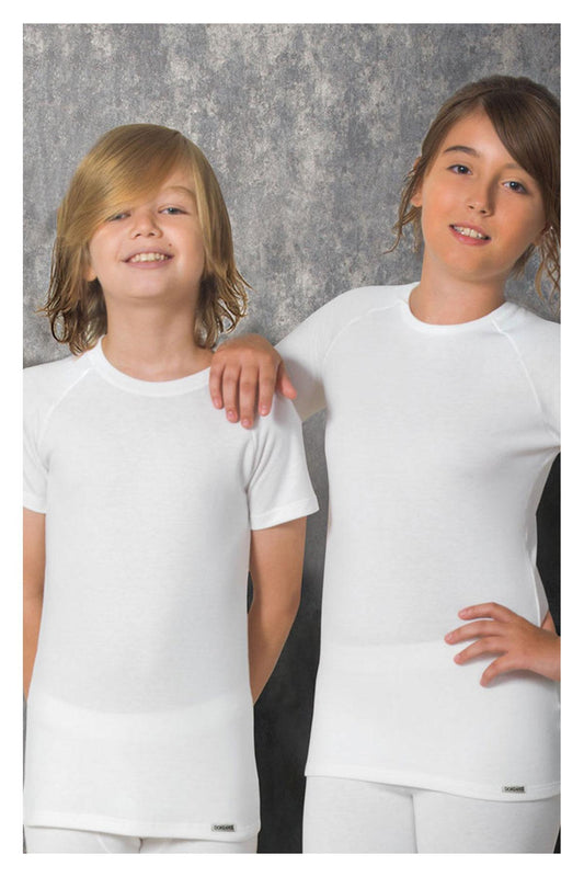 Anıt Unisex Çocuk Yarım Kol Atlet Termal Üst