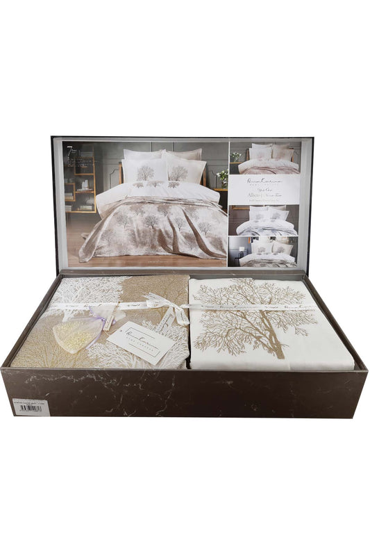 Anna Karina Diana Örgü Battaniye Seti 7 Parça