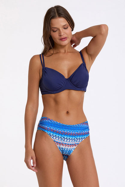 Argento Kadın Bikini Takımı Balenli Yüksek Bel
