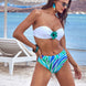 Argento Kadın Bikini Takımı Double Push Up Çiçekli