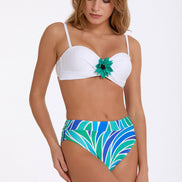 Argento Kadın Bikini Takımı Double Push Up Çiçekli