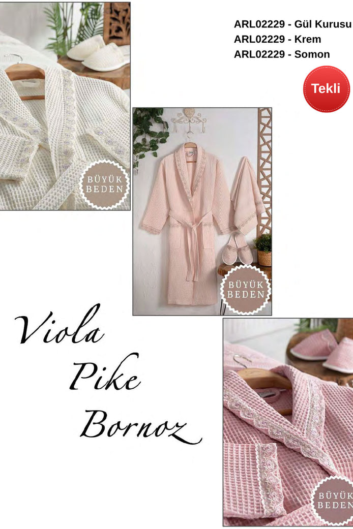 Arliva Bornoz Set Pike Viola