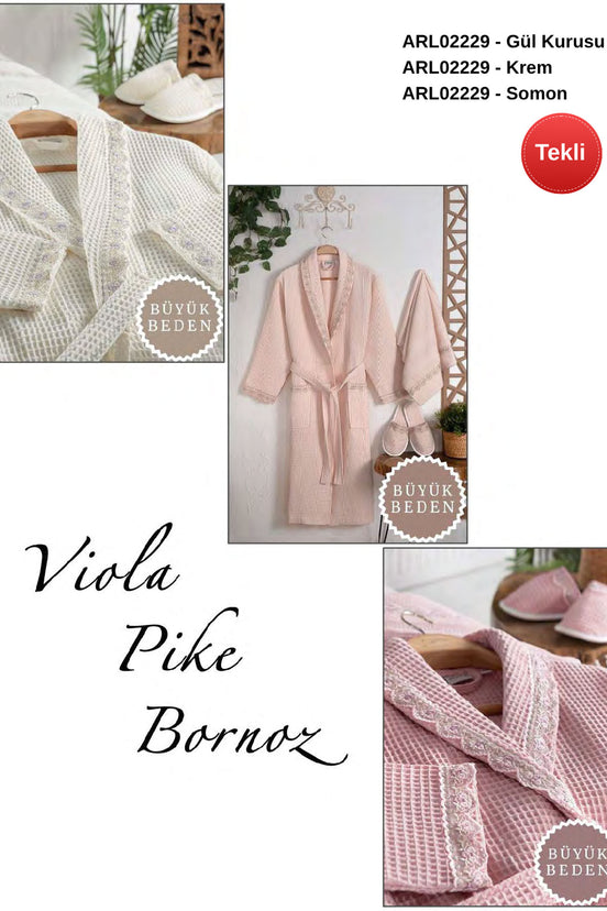 Arliva Bornoz Set Pike Viola