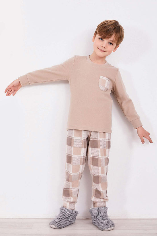 Arnetta Erkek Çocuk Uzun Kollu Pijama Takımı