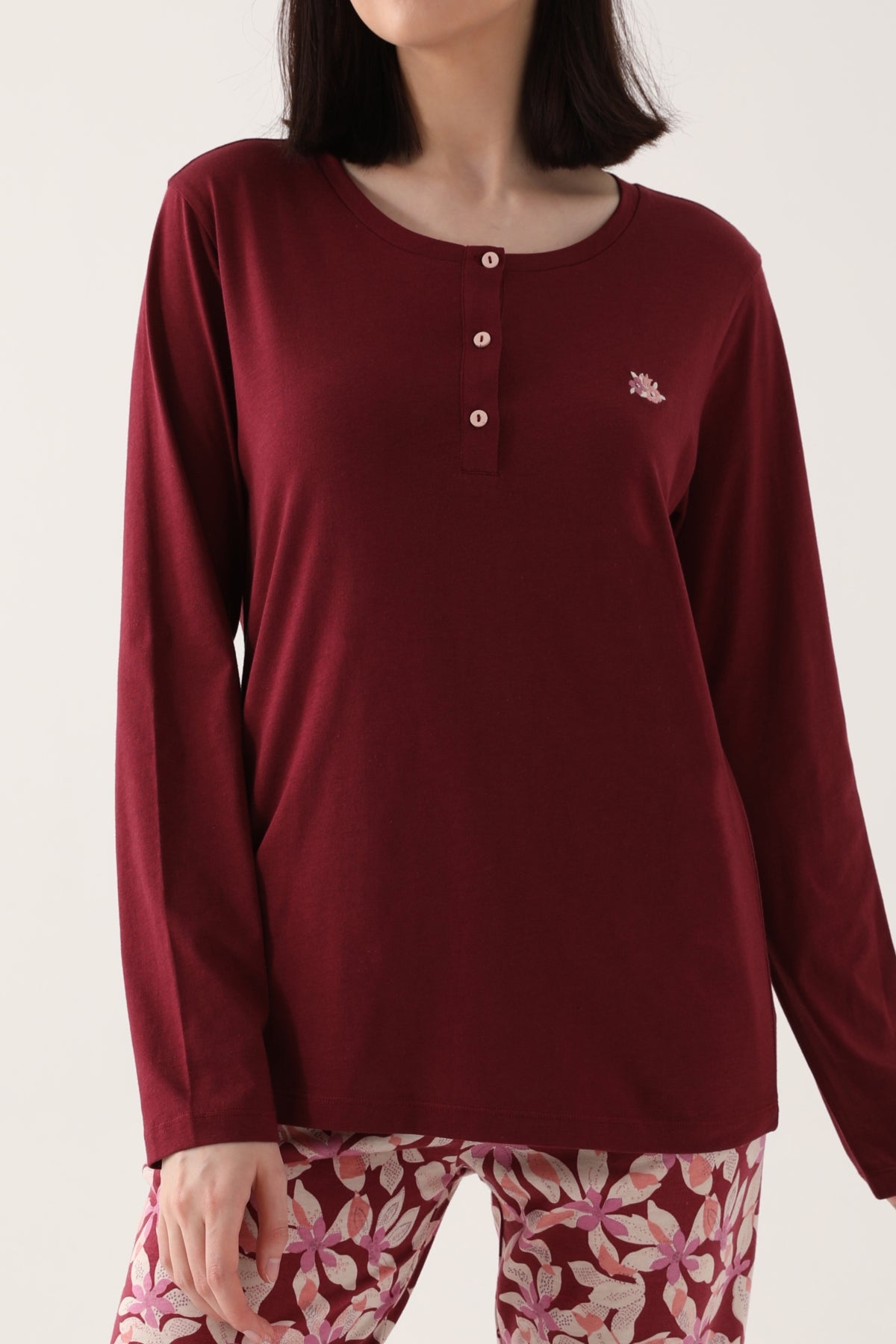 Arnetta Kadın Uzun Kollu Pijama Takımı Süprem