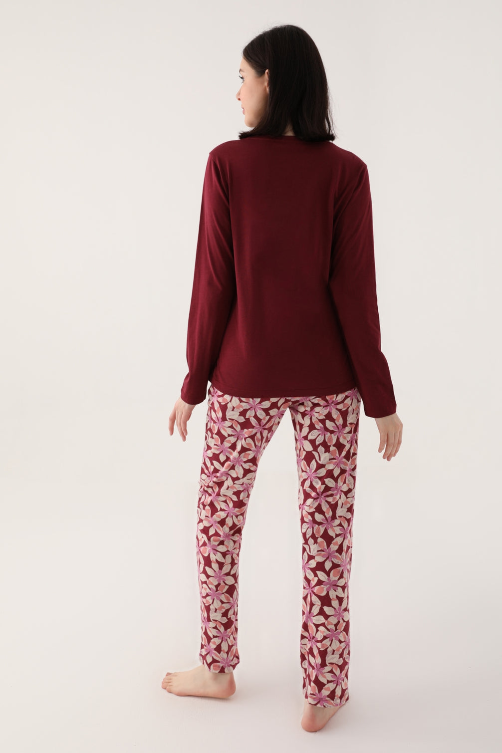 Arnetta Kadın Uzun Kollu Pijama Takımı Süprem