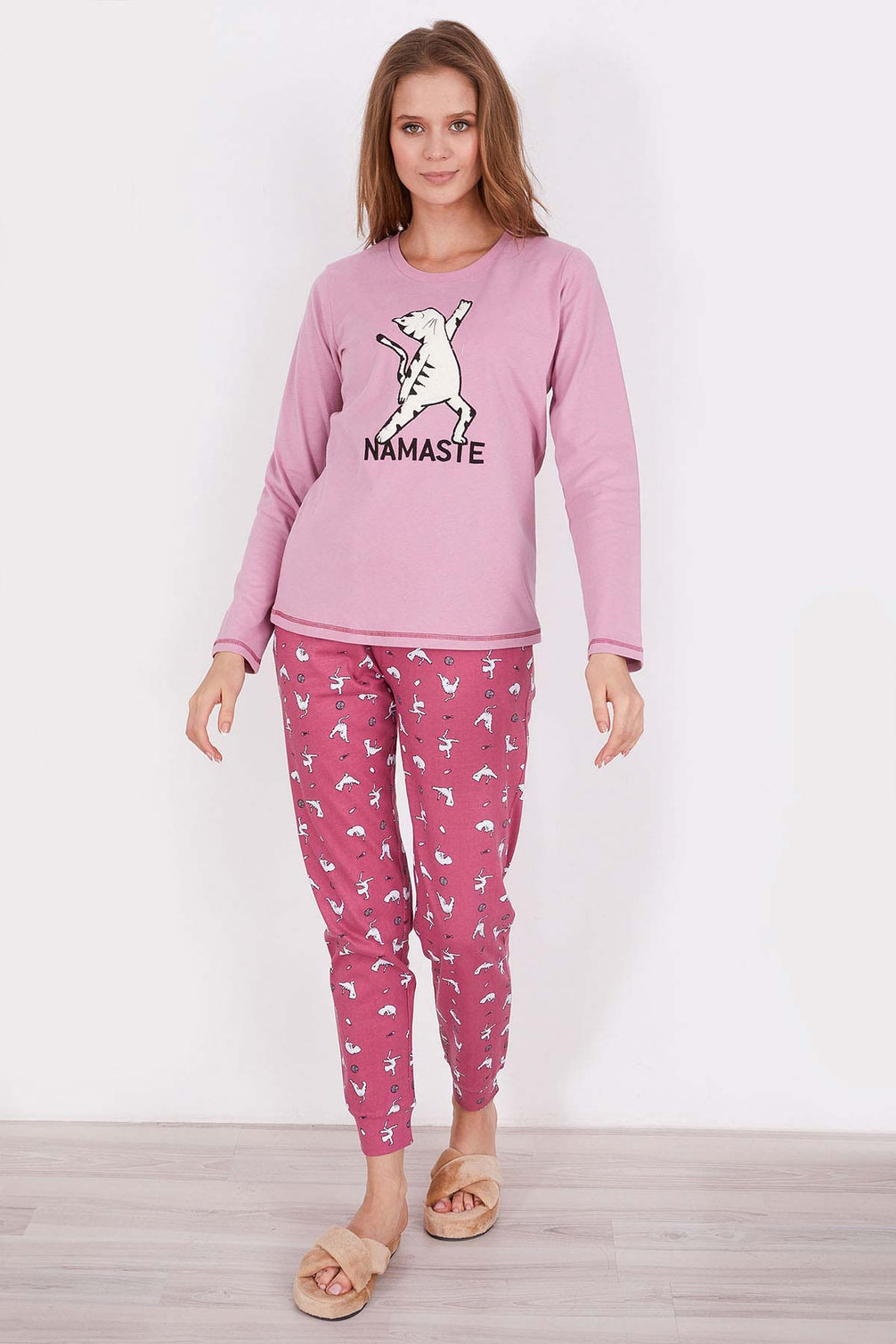 Arnetta Kadın Uzun Kollu Süprem Pijama Takımı