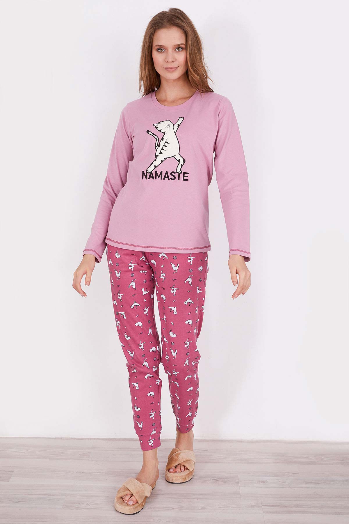 Arnetta Kadın Uzun Kollu Süprem Pijama Takımı