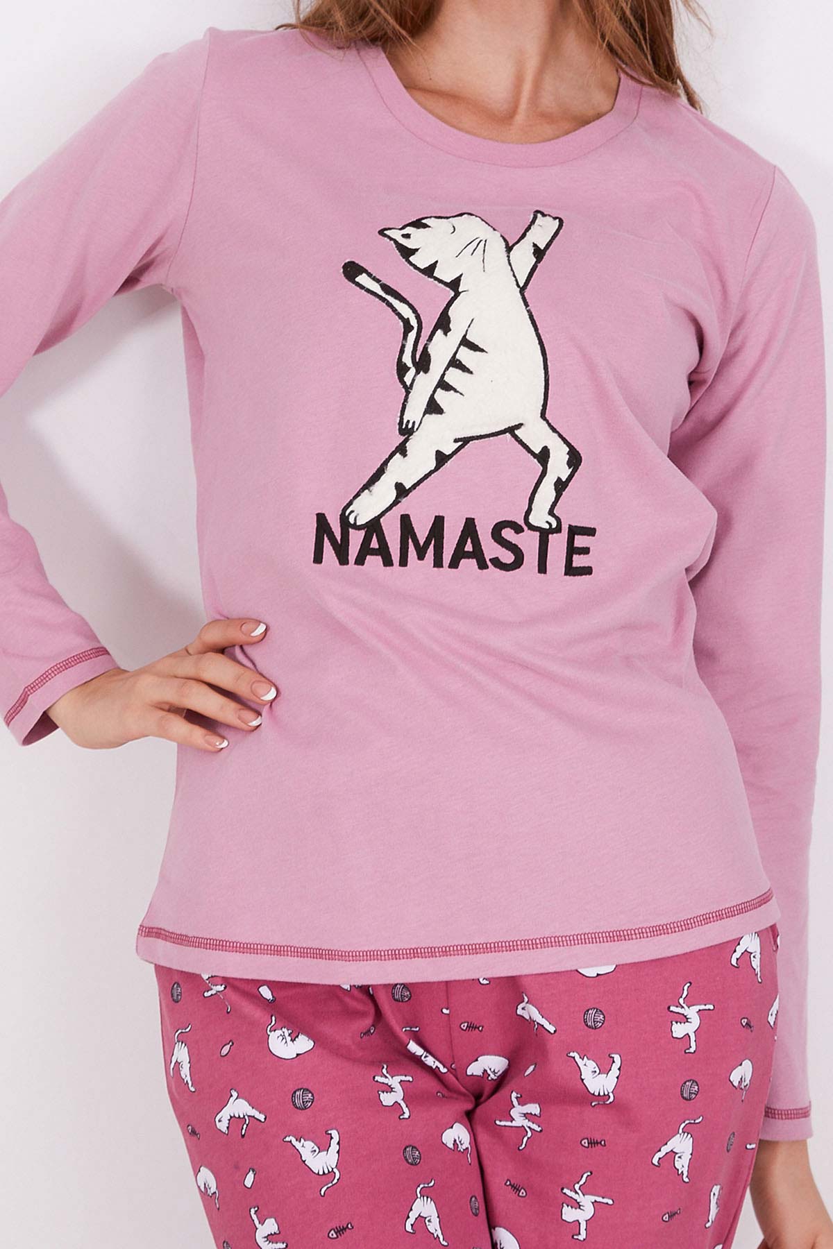 Arnetta Kadın Uzun Kollu Süprem Pijama Takımı