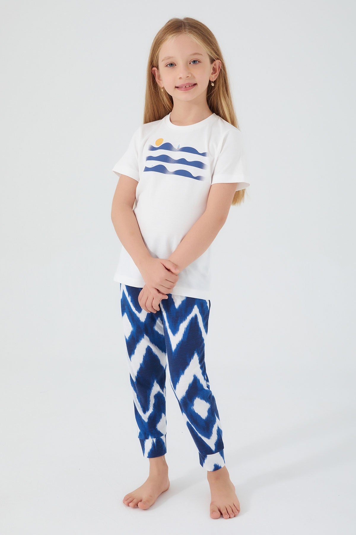 Arnetta Kız Çocuk Kısa Kollu Pijama Takımı Süprem Aile Kombin