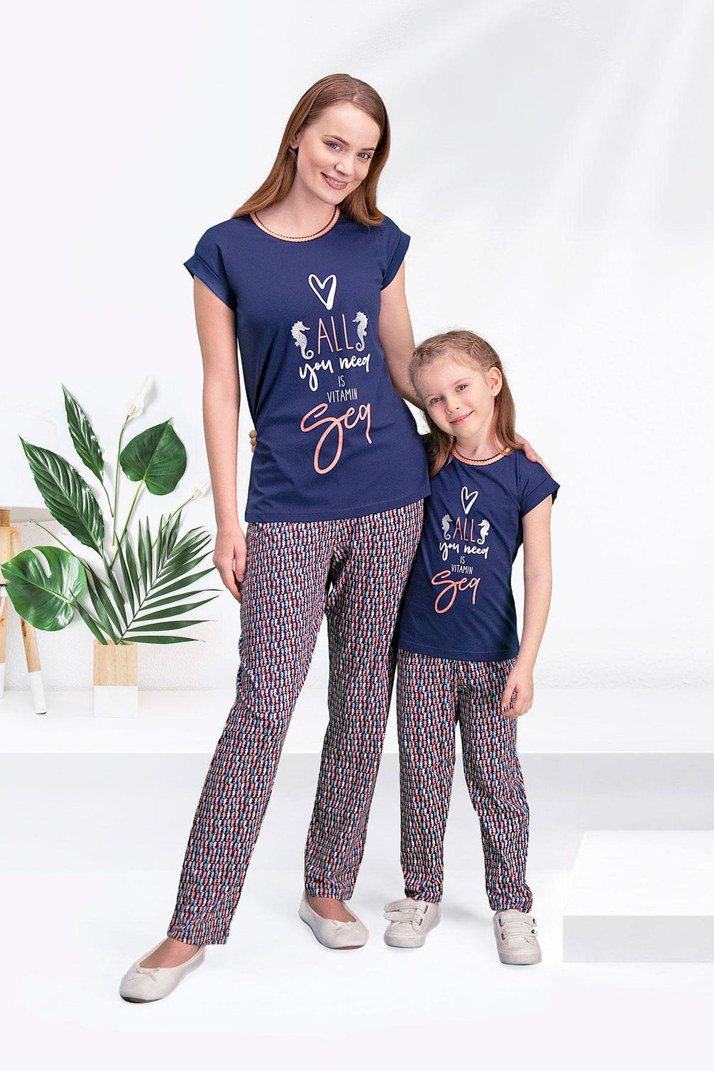 Arnetta Kız Çocuk Pijama Takım Kısa Kollu (ARNET1041) - V3 Süprem Kumaş
