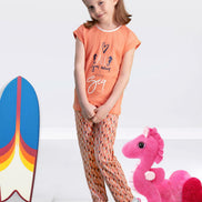Arnetta Kız Çocuk Pijama Takım Kısa Kollu (ARNET1041) - V3 Süprem Kumaş