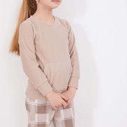 Arnetta Kız Çocuk Uzun Kollu Bisiklet Yaka Polar Pijama Takımı