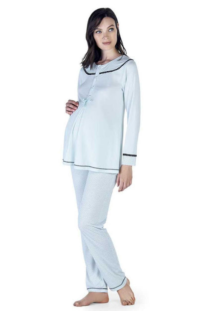 Artış Kadın 3'lü Pijama Takımı Puantiyeli
