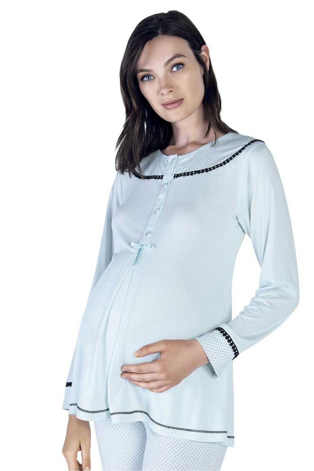 Artış Kadın 3'lü Pijama Takımı Puantiyeli