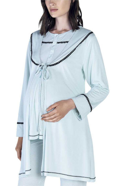 Artış Kadın 3'lü Pijama Takımı Puantiyeli