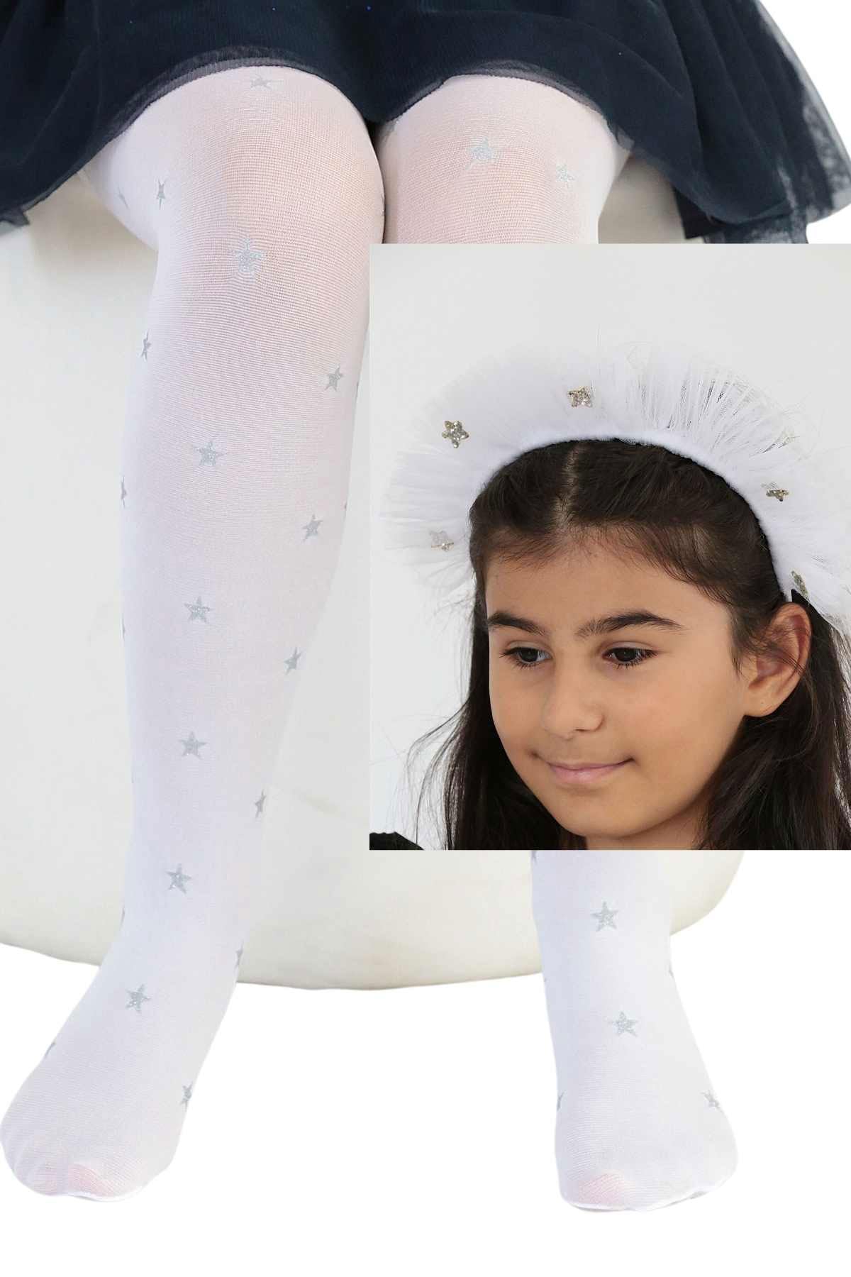 Asel Taç Takım Çocuk Külotlu Çorap