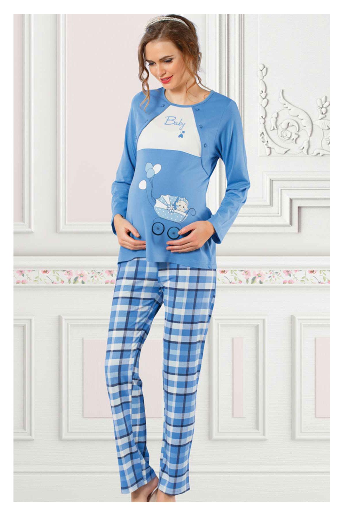 Aydoğan Kadın Lohusa 2'li Pijama Takımı
