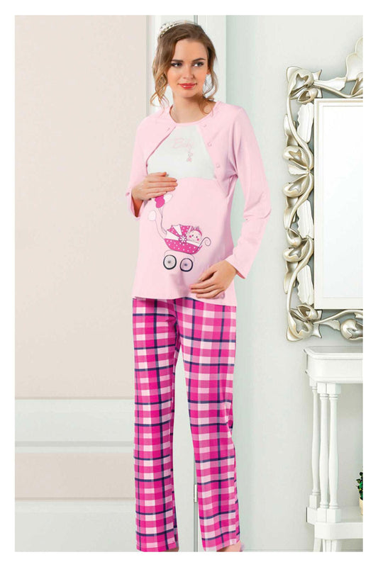 Aydoğan Kadın Lohusa 2'li Pijama Takımı
