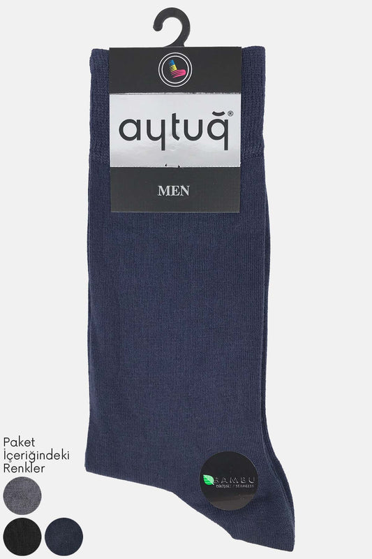 Aytuğ Erkek Soket Çorap Bambu Düz