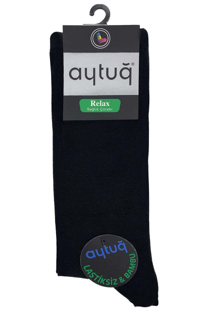 Aytuğ Erkek Lastiksiz Diyabetik Çorap Bambu