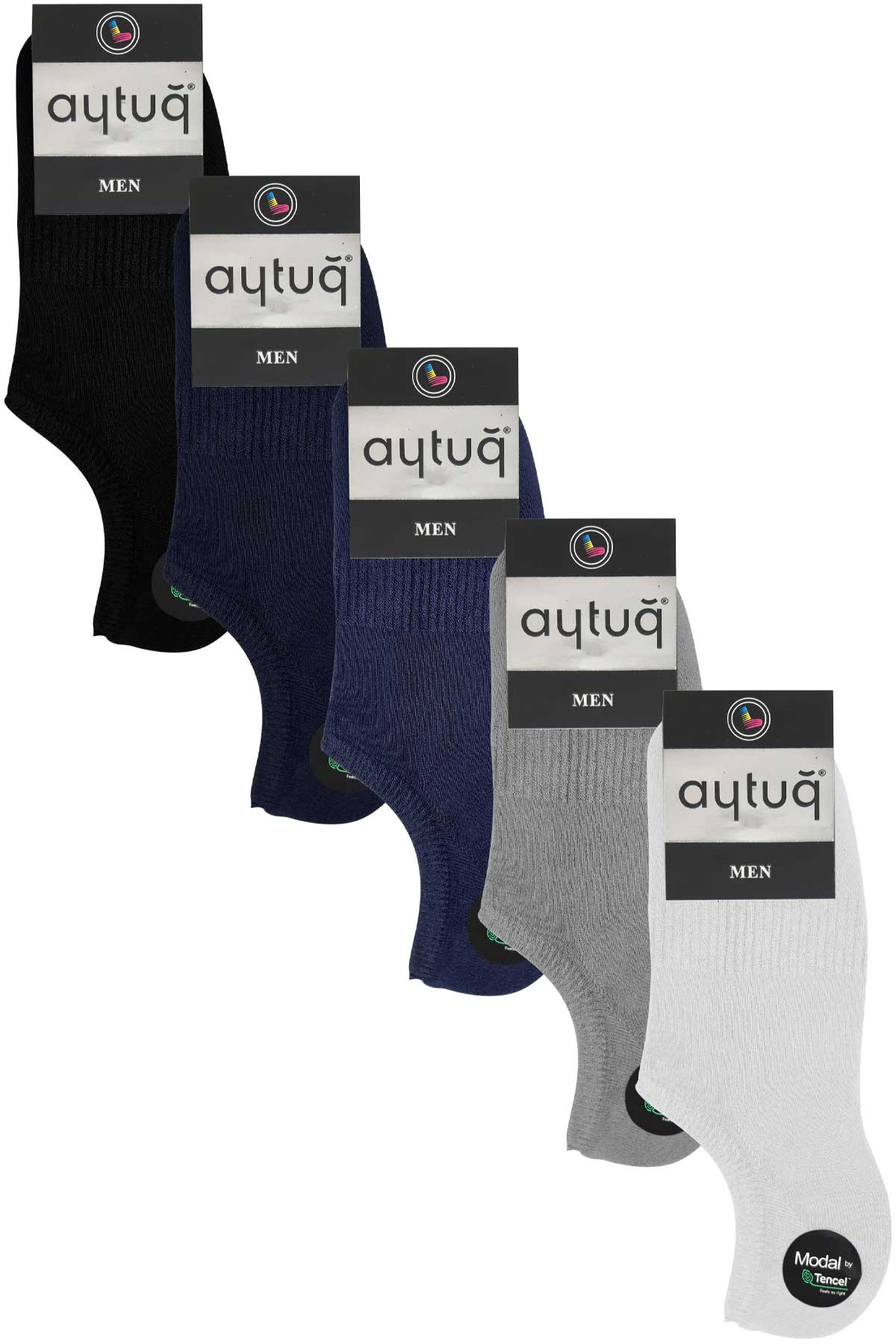 Aytuğ Erkek Sneaker Çorap Modal Tencel Desen 6
