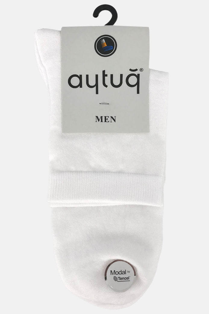 Aytuğ Erkek Yarım Konç Çorap Modal Tencel Düz