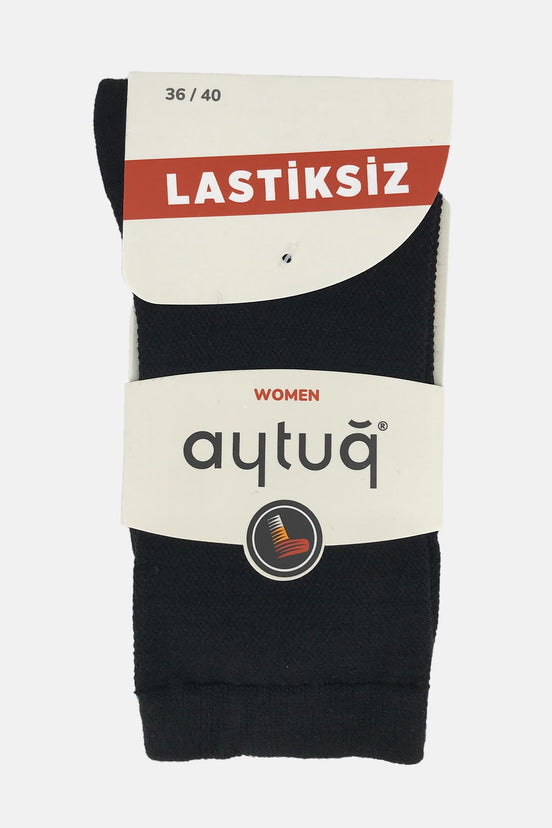 Aytuğ Kadın Soket Çorap Diyabetik Lastiksiz Dikişsiz Bambu