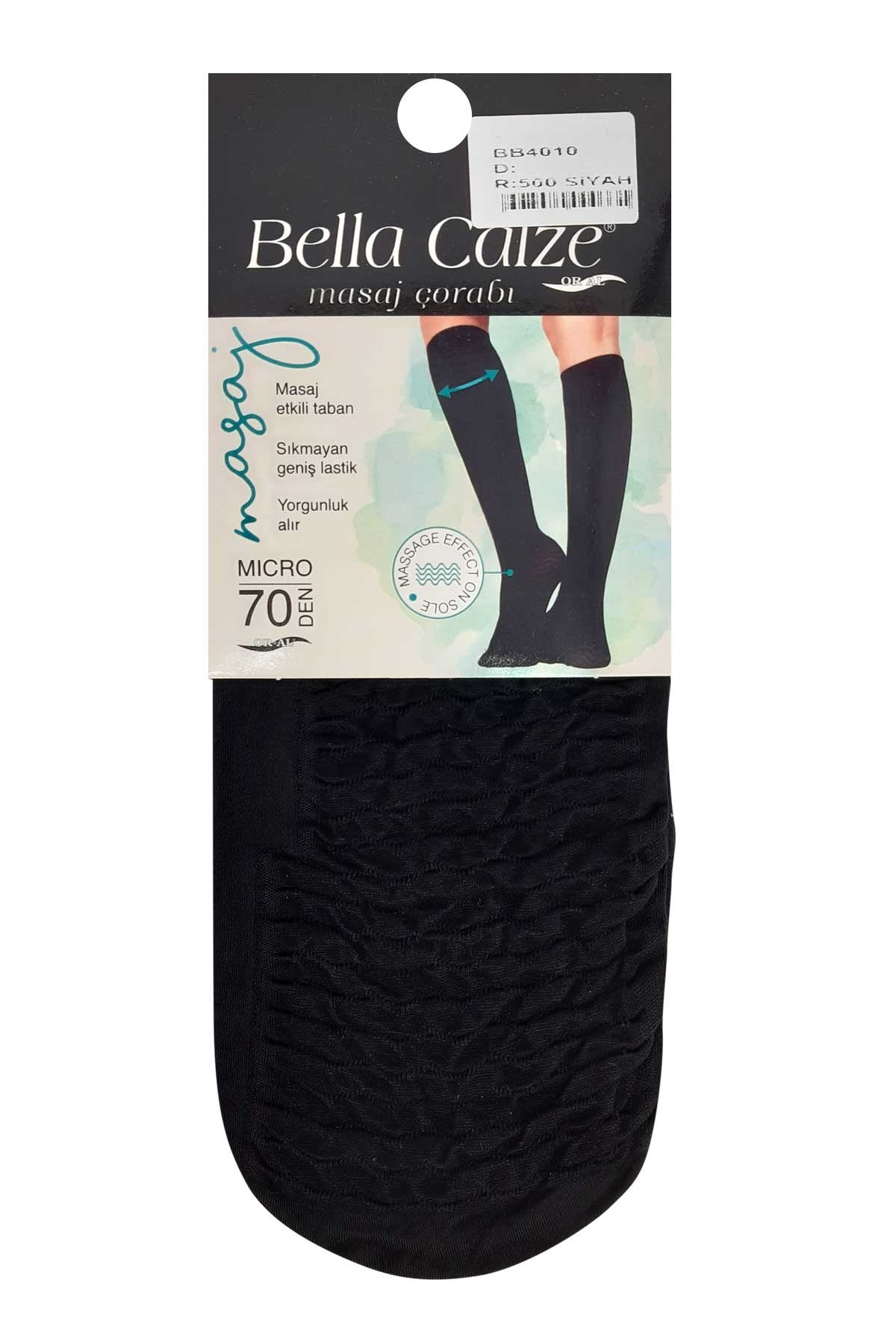Bella Calze Kadın İnce Dizaltı Çorap Masaj