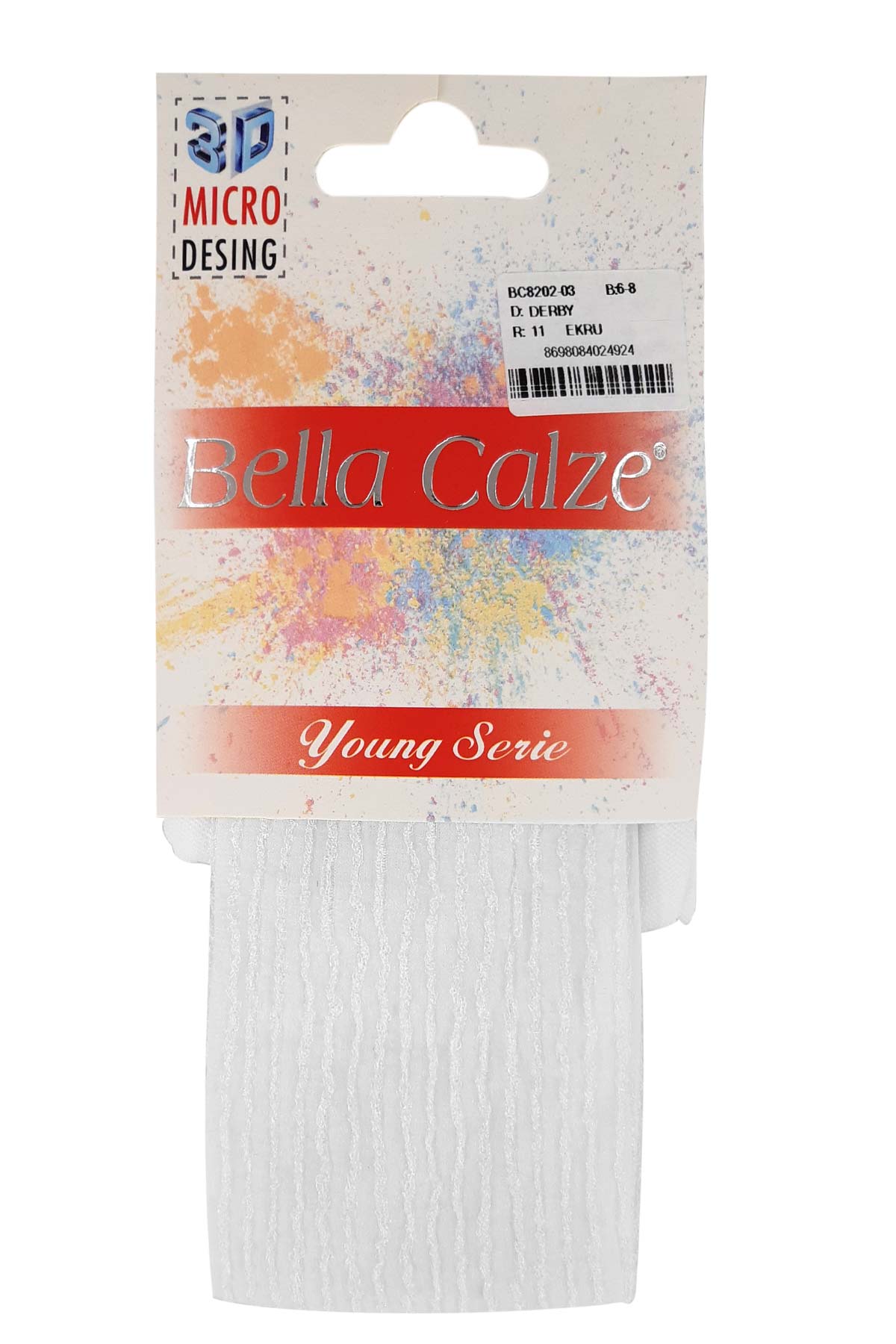 Bella Calze Kız Çocuk Girsl Young Derby Desenli Külotlu Çorap