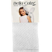 Bella Calze Kız Çocuk Jakarlı Hilal Desenli Dizaltı Çorap