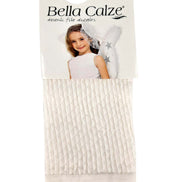 Bella Calze Kız Çocuk Jakarlı Hilal Desenli Dizaltı Çorap