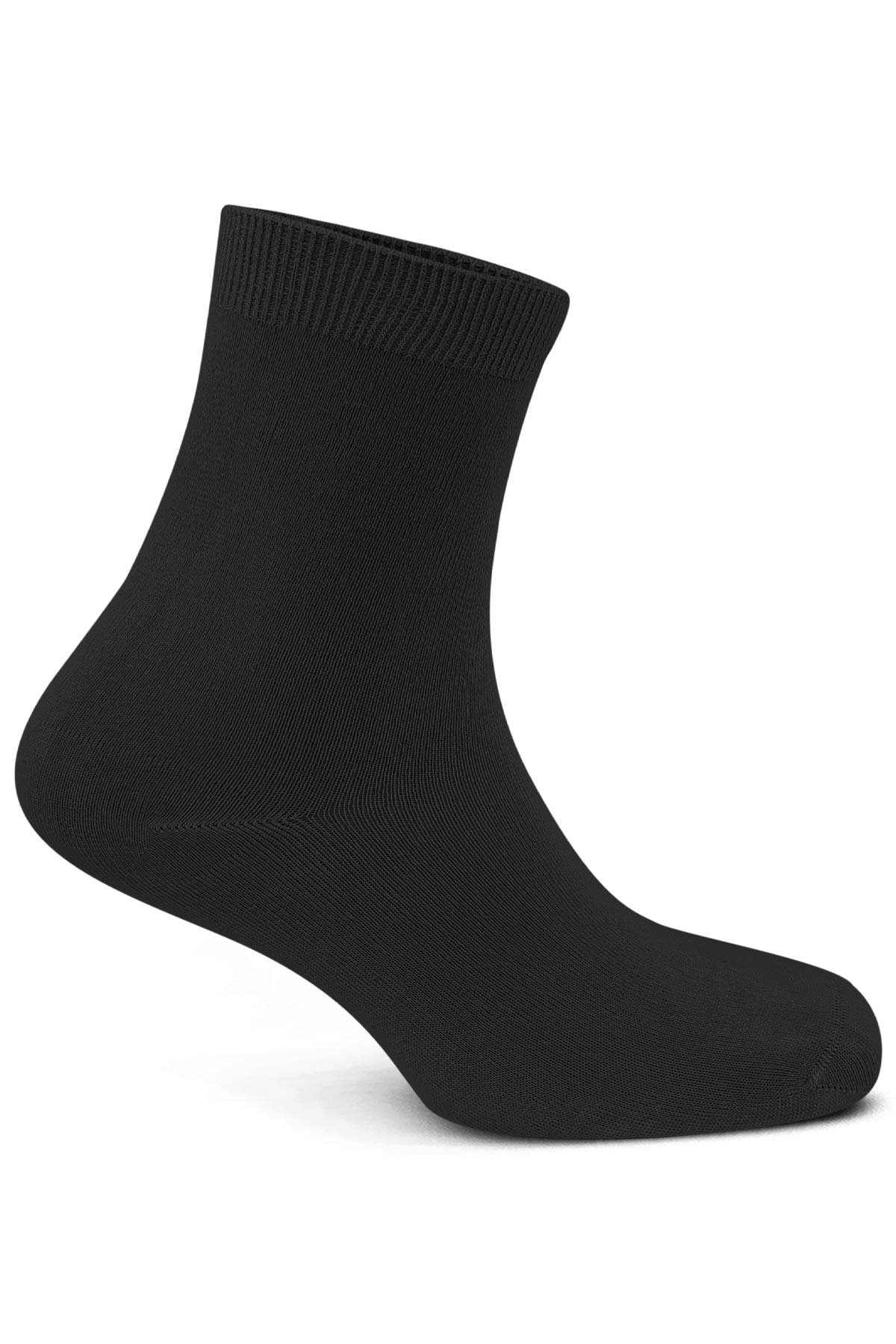 Bella Calze Unisex Çocuk Düz Bambu Soket Çorap
