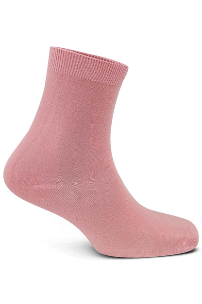 Bella Calze Unisex Çocuk Düz Bambu Soket Çorap
