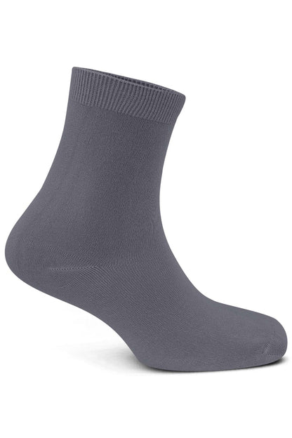Bella Calze Unisex Çocuk Düz Bambu Soket Çorap