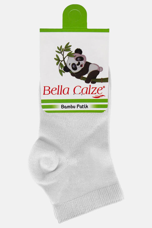 Bella Calze Unisex Çocuk Patik Çorap Bambu Dikişsiz