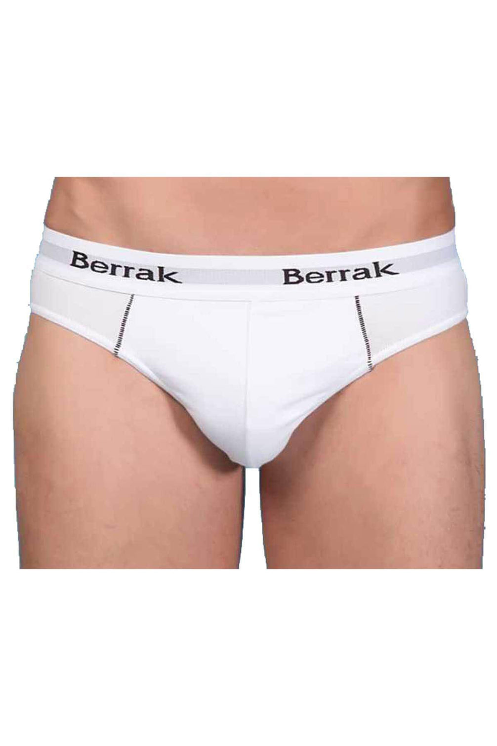 Berrak Erkek Lastik Yazılı Likra Slip Külot Resimli