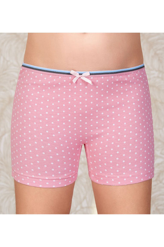 Berrak Kız Çocuk Boxer Puantiyeli Resimli