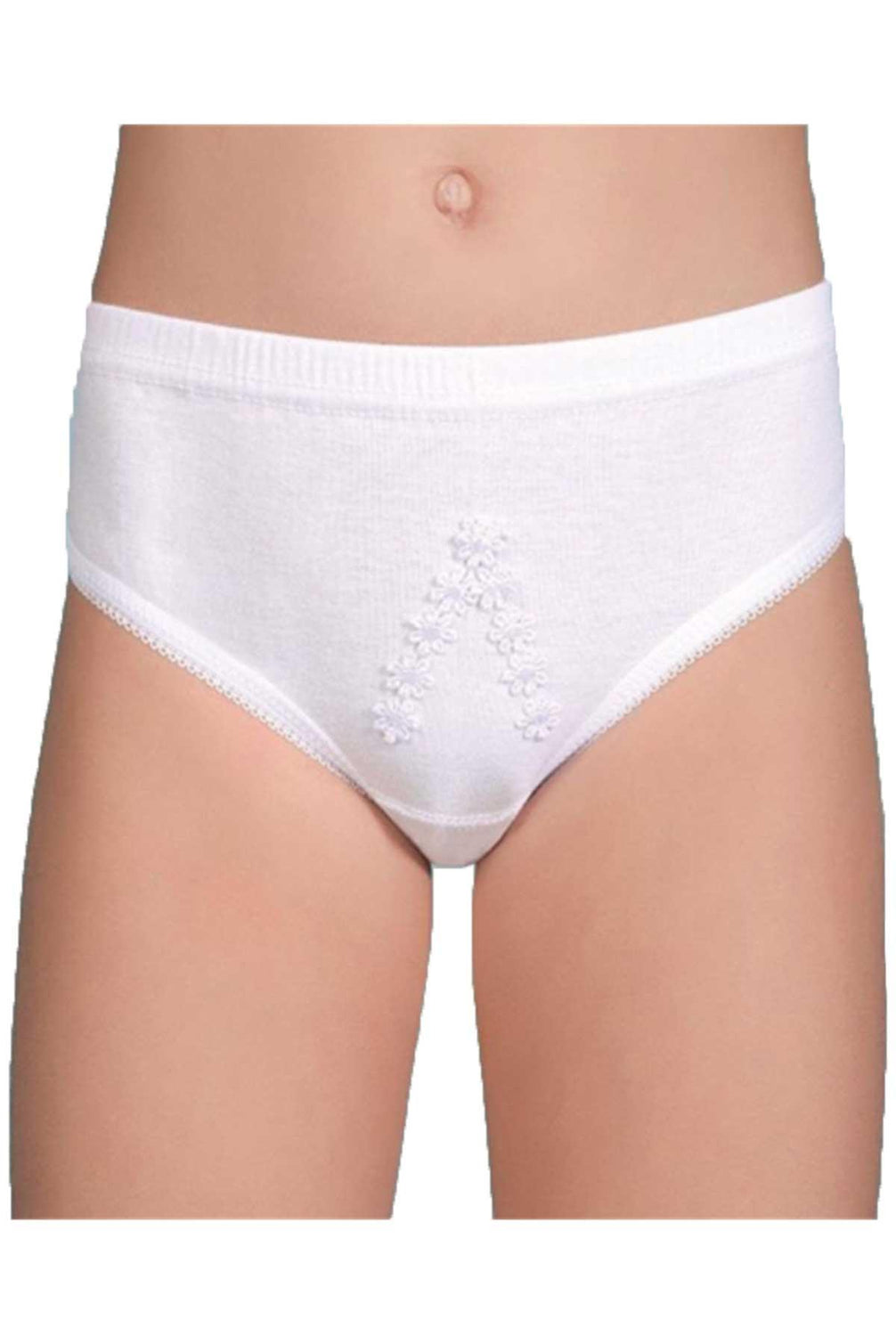 Berrak Kız Çocuk Papatya Desenli Slip Külot