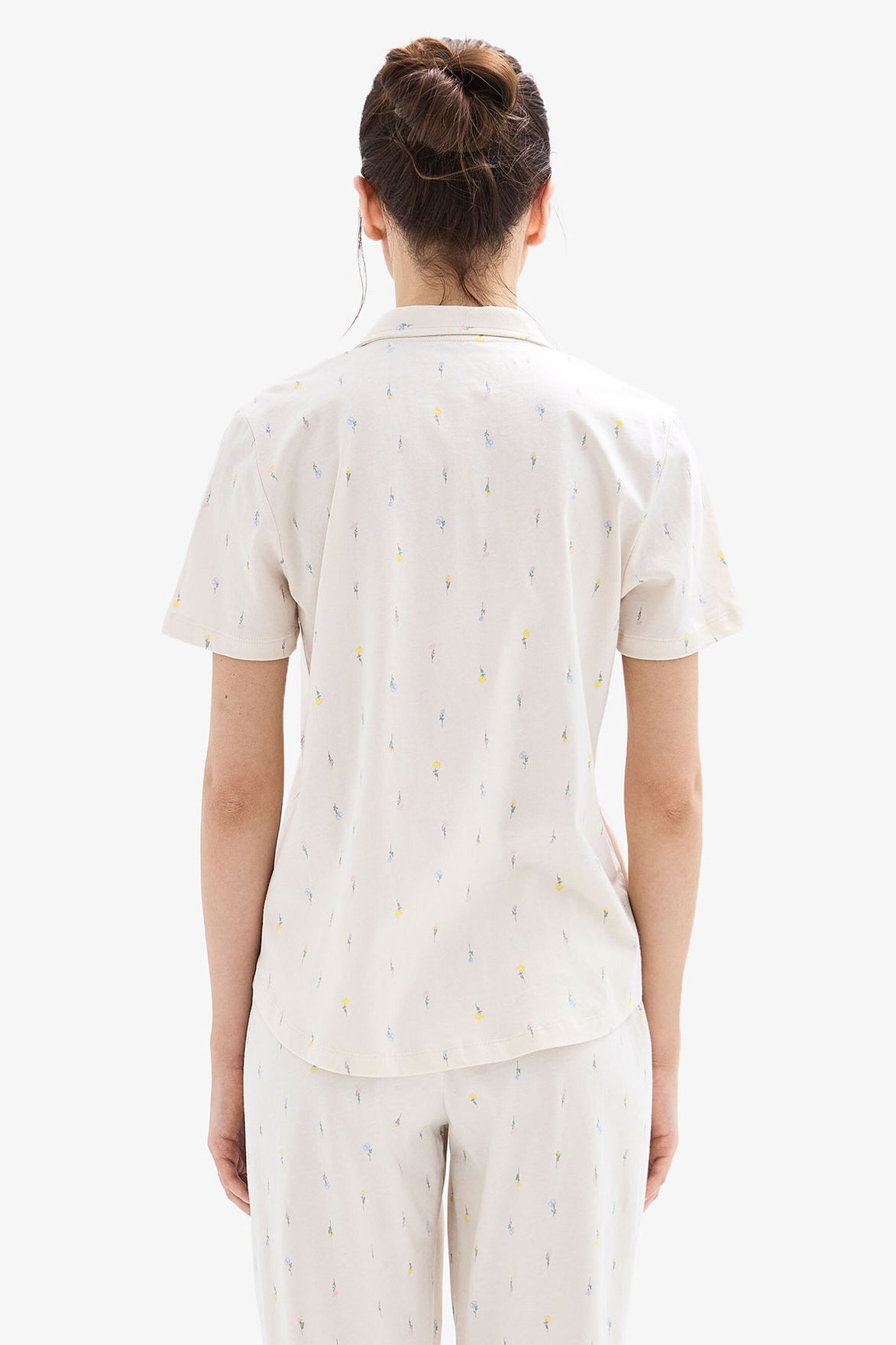 Blackspade Kadın Pijama Takımı Gömlek Yaka