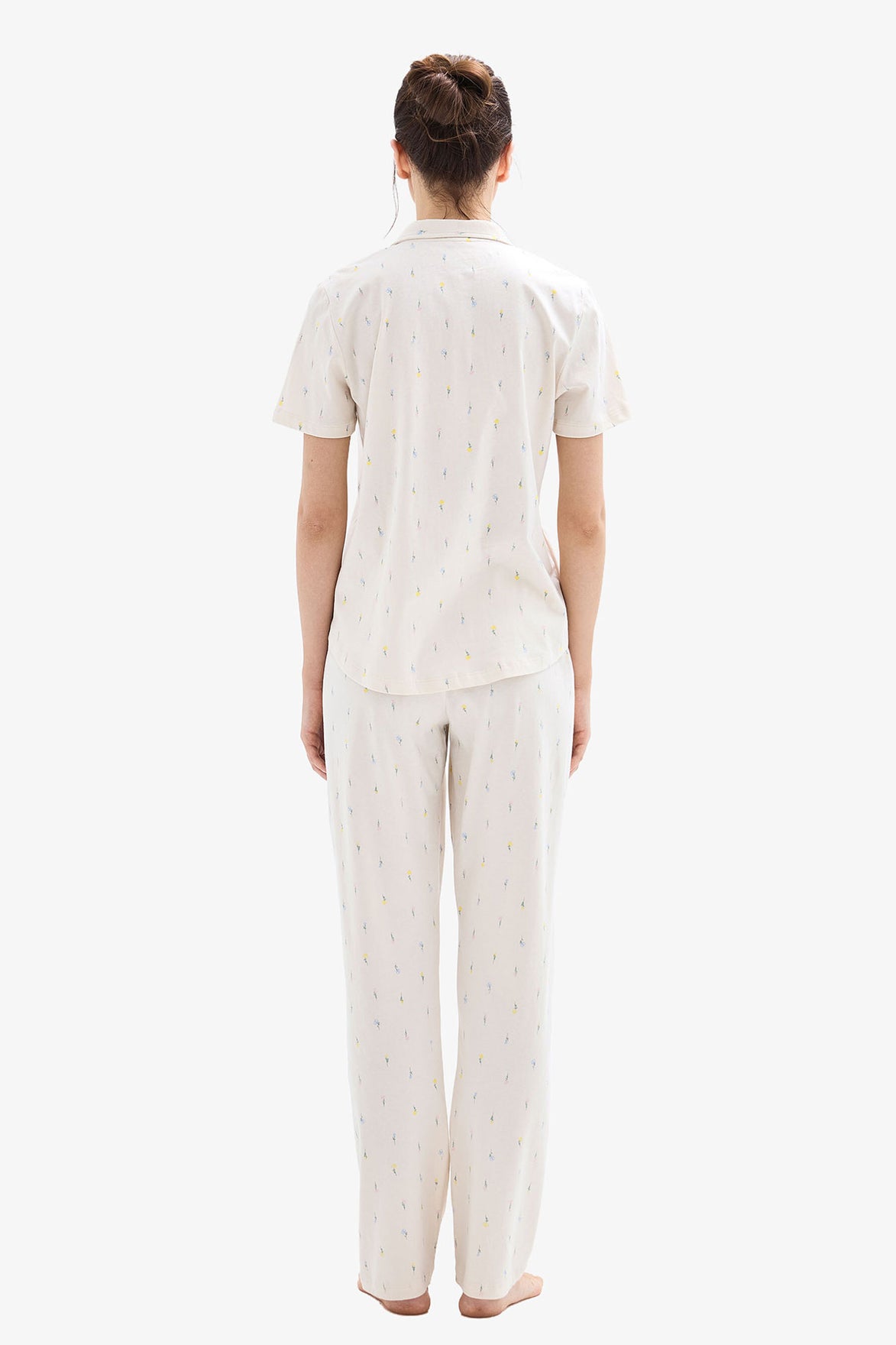 Blackspade Kadın Pijama Takımı Gömlek Yaka