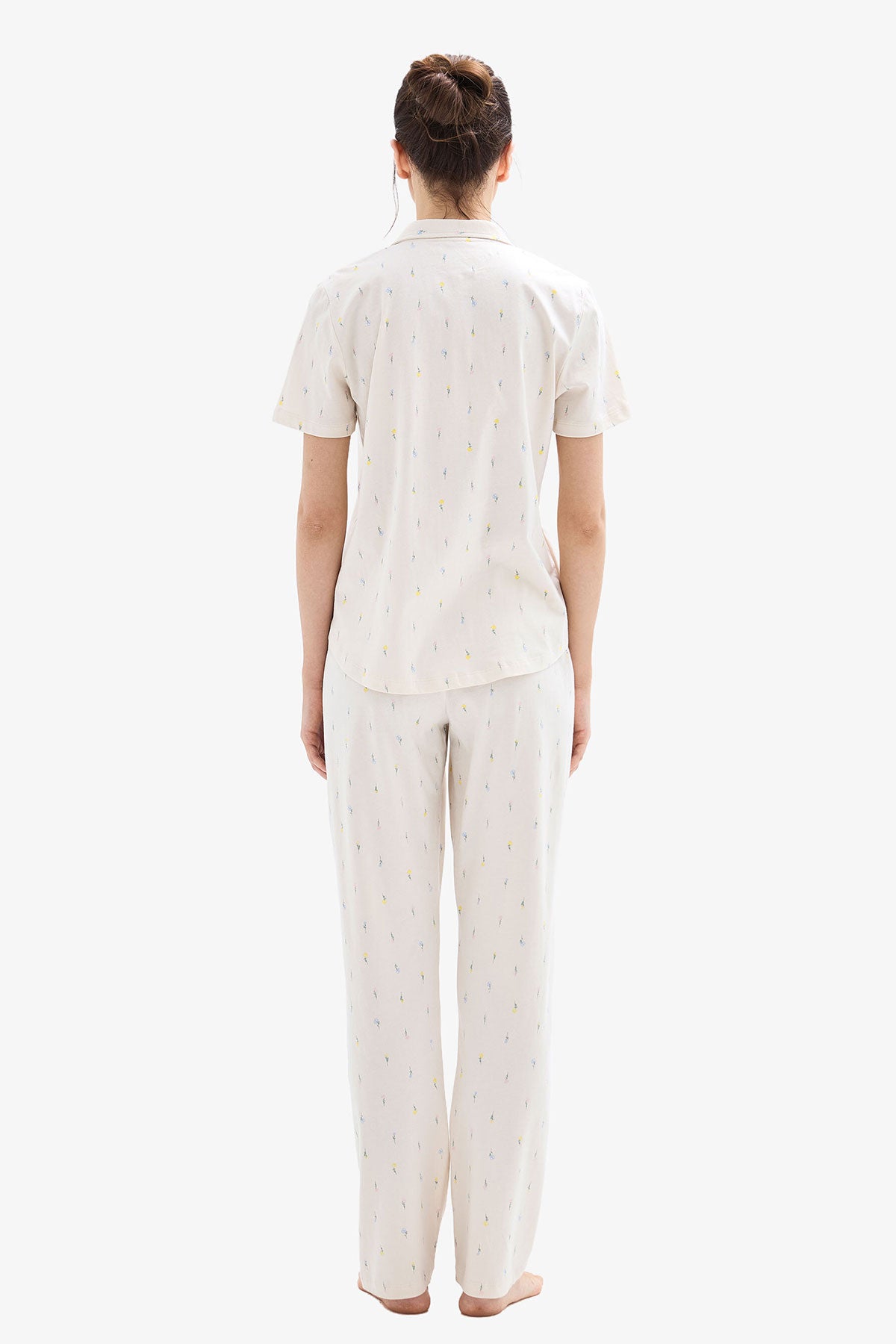 Blackspade Kadın Pijama Takımı Gömlek Yaka