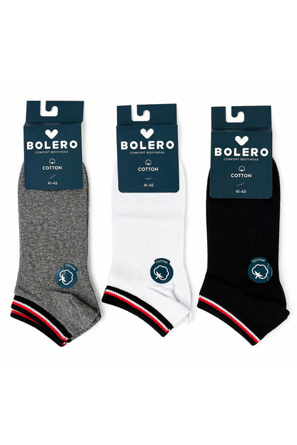 Bolero Erkek Patik Çorap Desenli