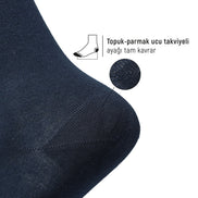 Bolero Erkek Soket Çorap Bambu Lastiksiz Roll Top