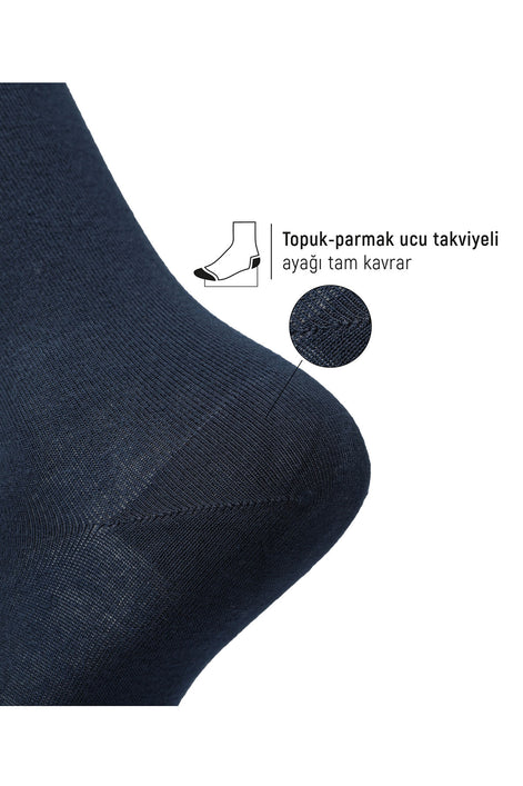 Bolero Erkek Soket Çorap Bambu Lastiksiz Roll Top