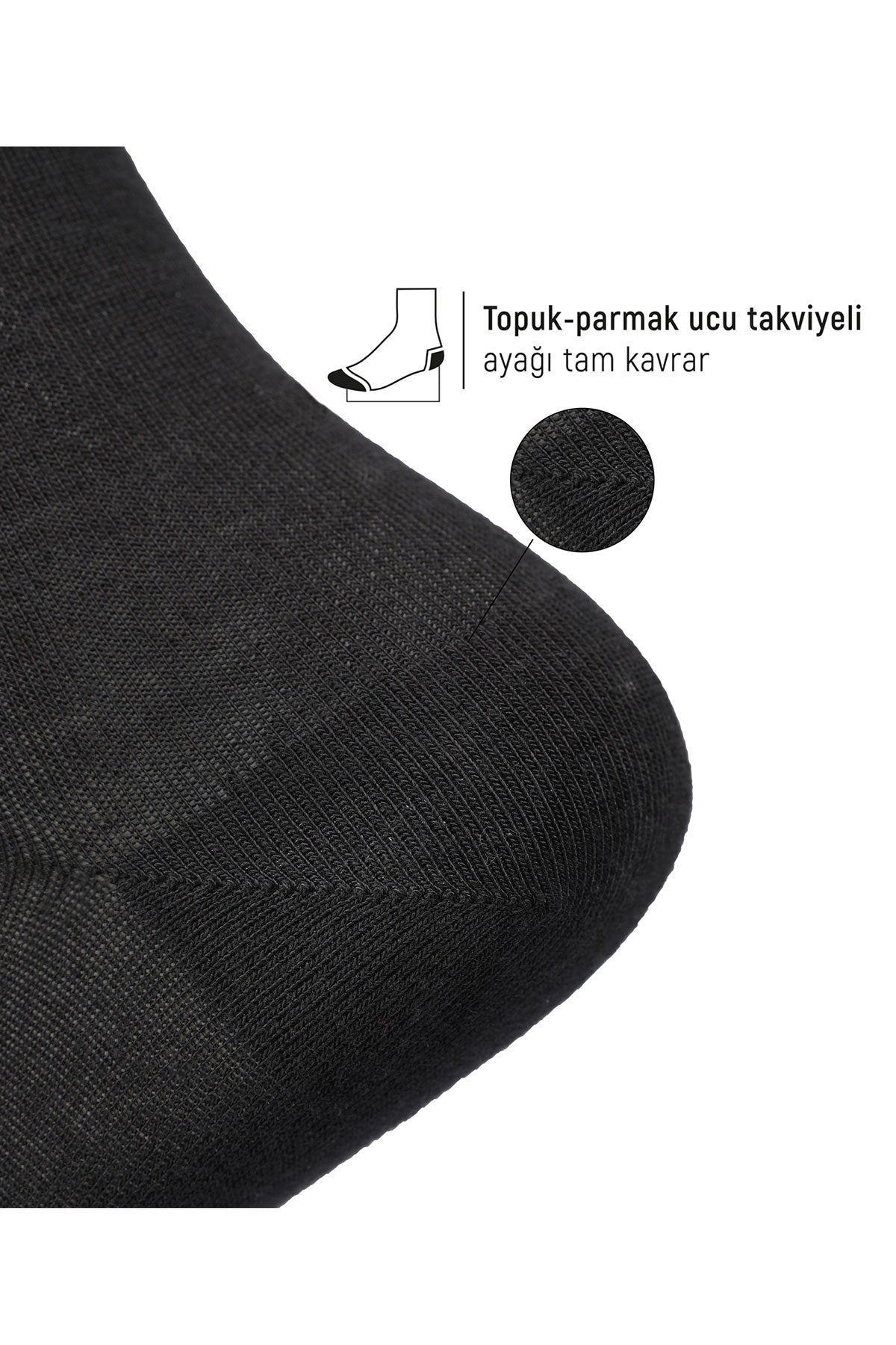 Bolero Erkek Soket Çorap Bambu Lastiksiz Roll Top