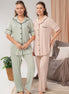 Bone Kadın Kareli Boydan Düğmeli Pijama Takımı