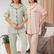 Bone Kadın Kareli Boydan Düğmeli Pijama Takımı